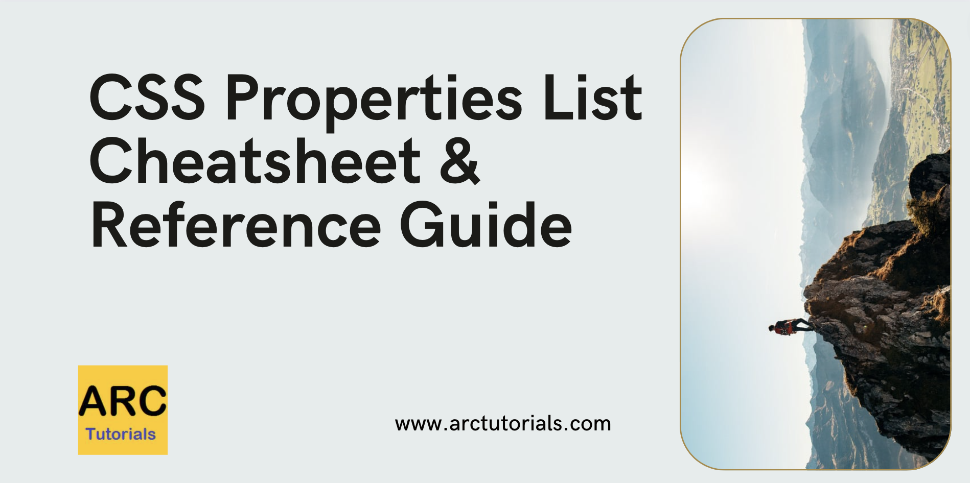 CSS Properties List Cheatsheet - ARC Tutorials