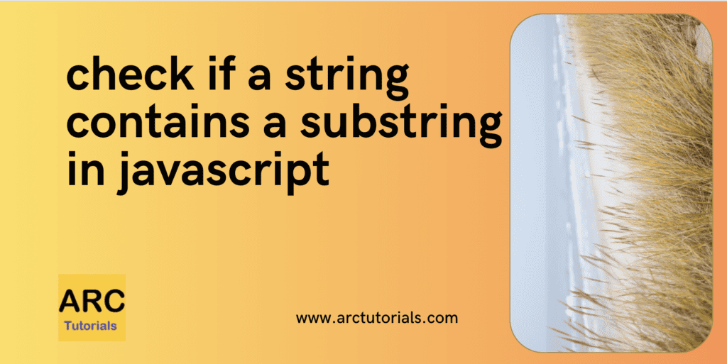 Check If List Of Strings Contains Substring Javascript